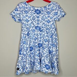 Tea collection ballet dress Azulejos print, size 3